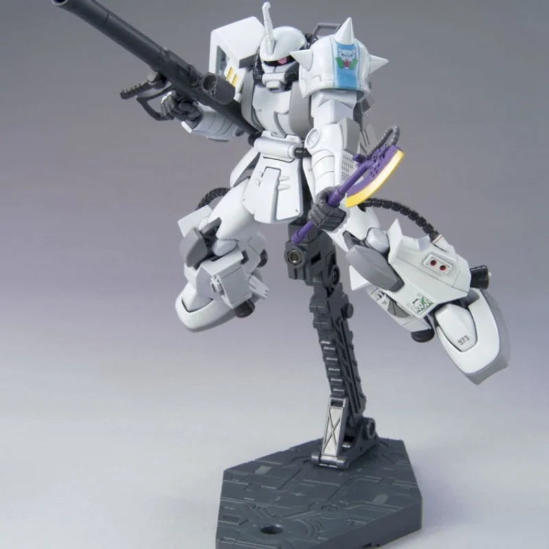 Bandai Genuine Assembled Model 1/144 HGUC 154 MS-06R-1A Zaku II Gundam Gunpla Action Anime Figure Mobile Suit Gift For Children