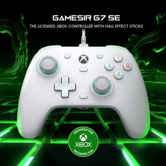 GameSir G7/G7 SE Xbox Gaming Controller Wired Gamepad for Xbox Series X, Xbox Series S, Xbox One, with Hall Effect sticks