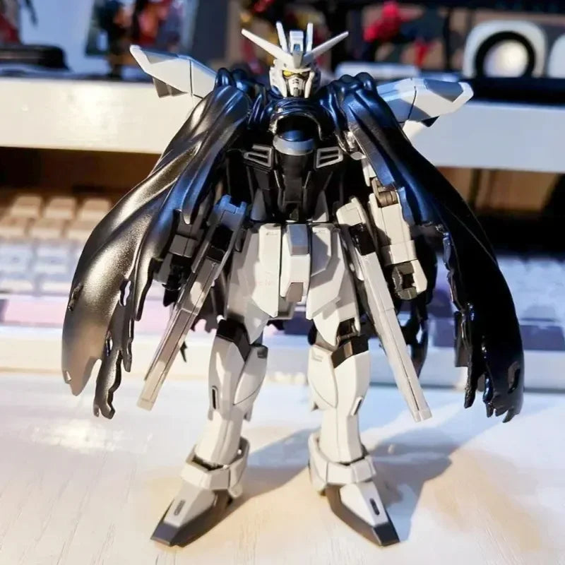 2023 Hot Wm Beautiful King Hg 1/144 Mhf-01 Dark Emperor Cloak Edition Assembly Model Collectible Anime Robot Kits Models Gift