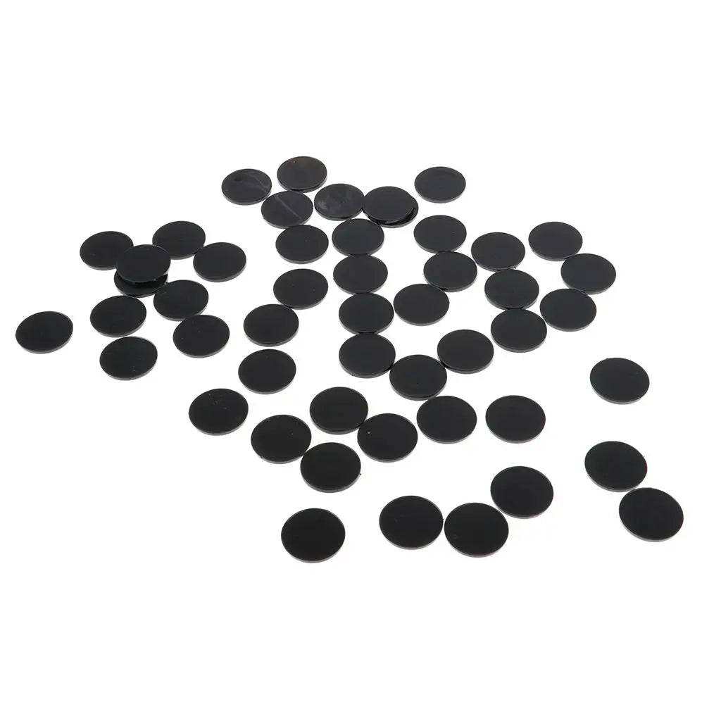 50x Plastic Round Base Figure Display Stand 22mm Miniature RPG Wargames Base