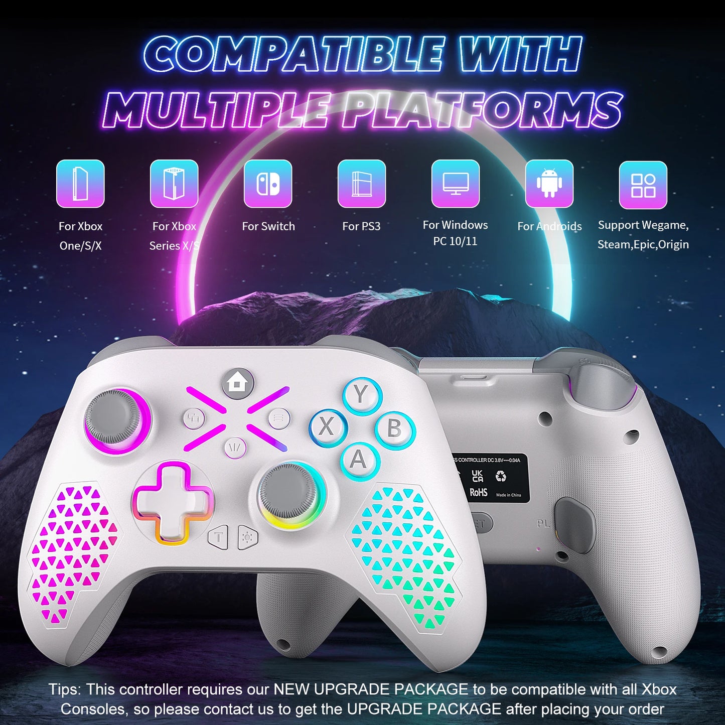 Wireless Controller For Xbox Series X, Xbox Series S, Xbox One Dual Vibration Gamepad For PC Video Game Consoles Dual Vibration