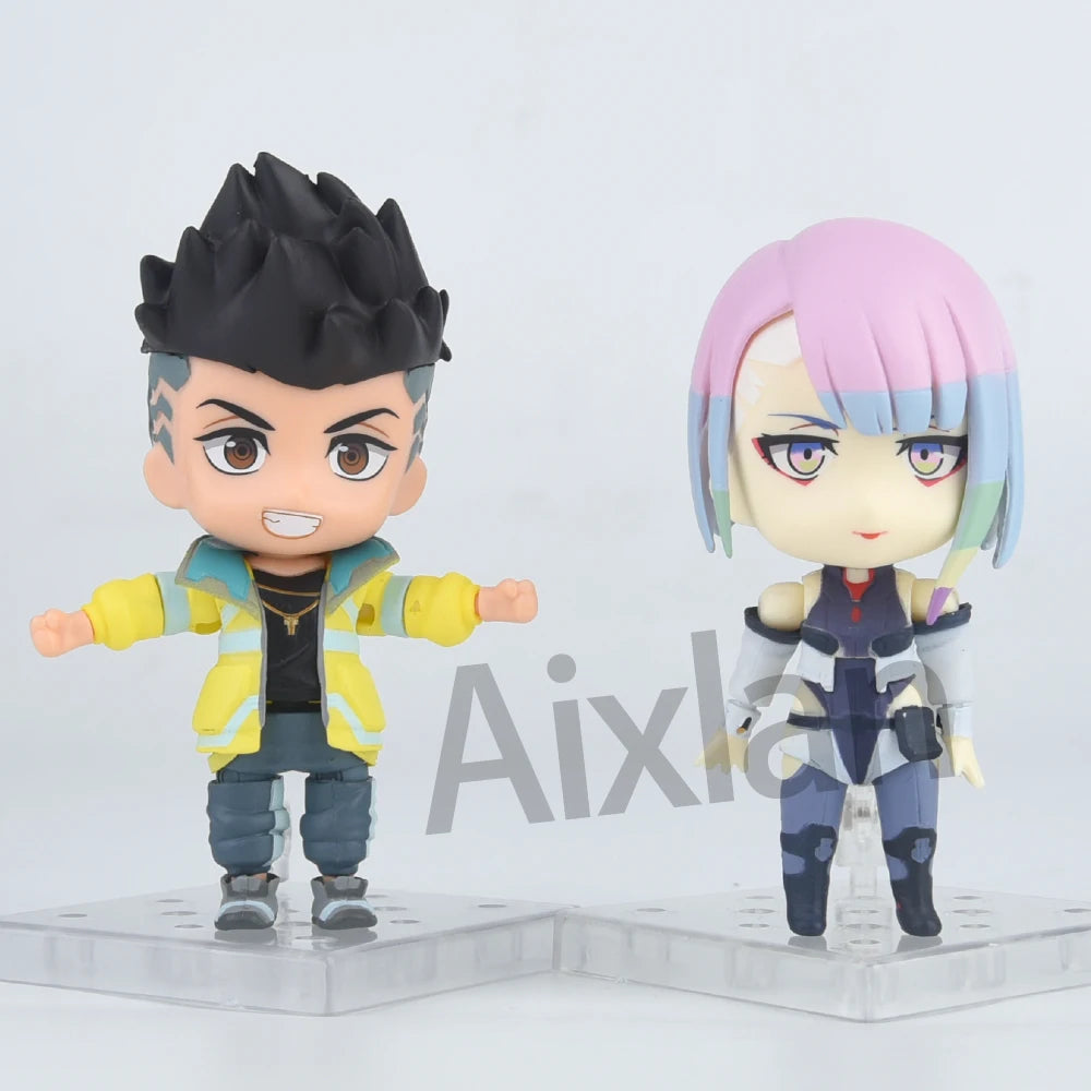 10cm #2125 David Martinez Ver.Q Cyberpunk：Edgerunners Anime Figure #2109 Lucy PVC Action Figure Collectible Model Toys Kid Gift